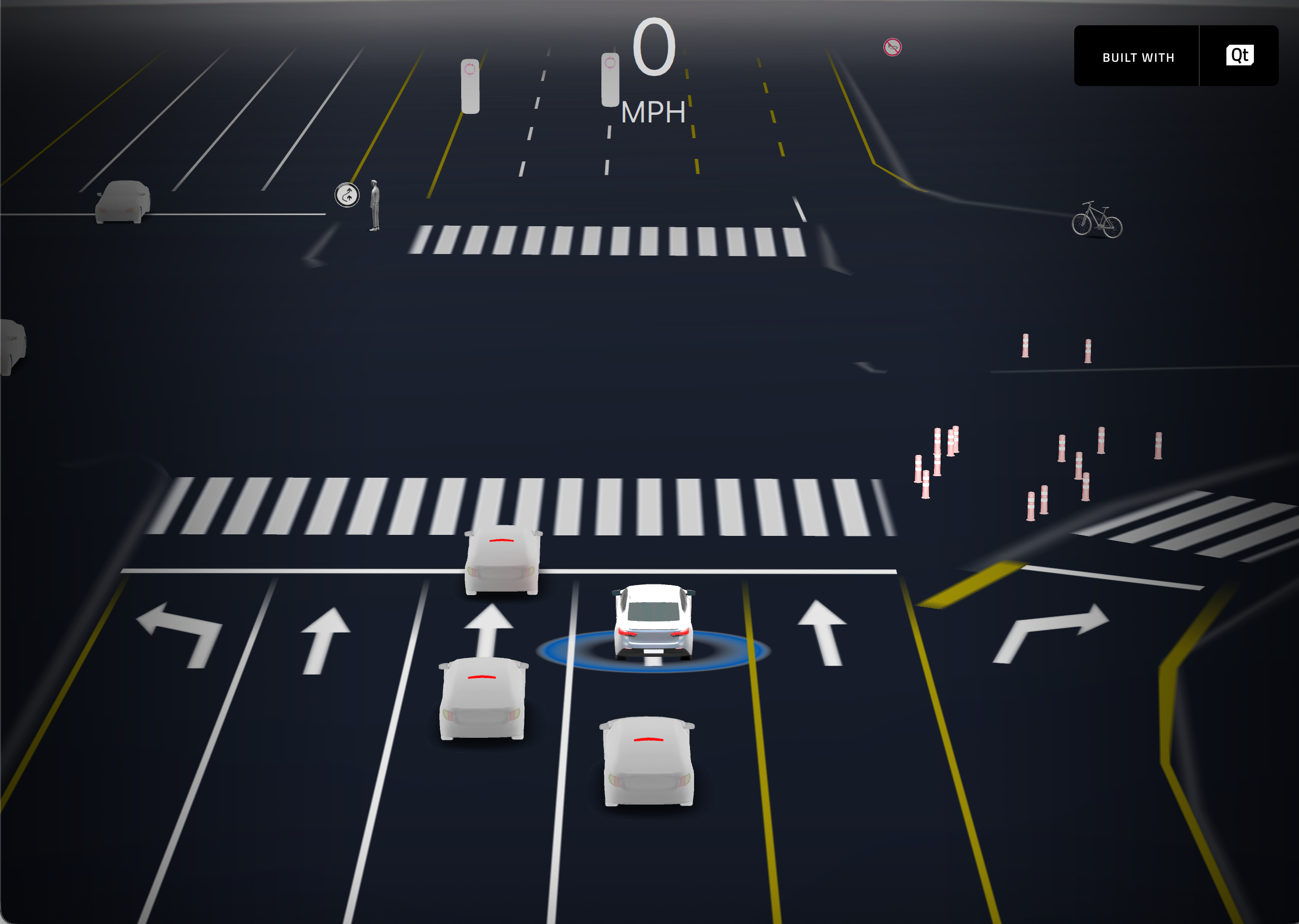 基于Qt Surrounding Reality HMI Template轻松创建高级驾驶辅助系统